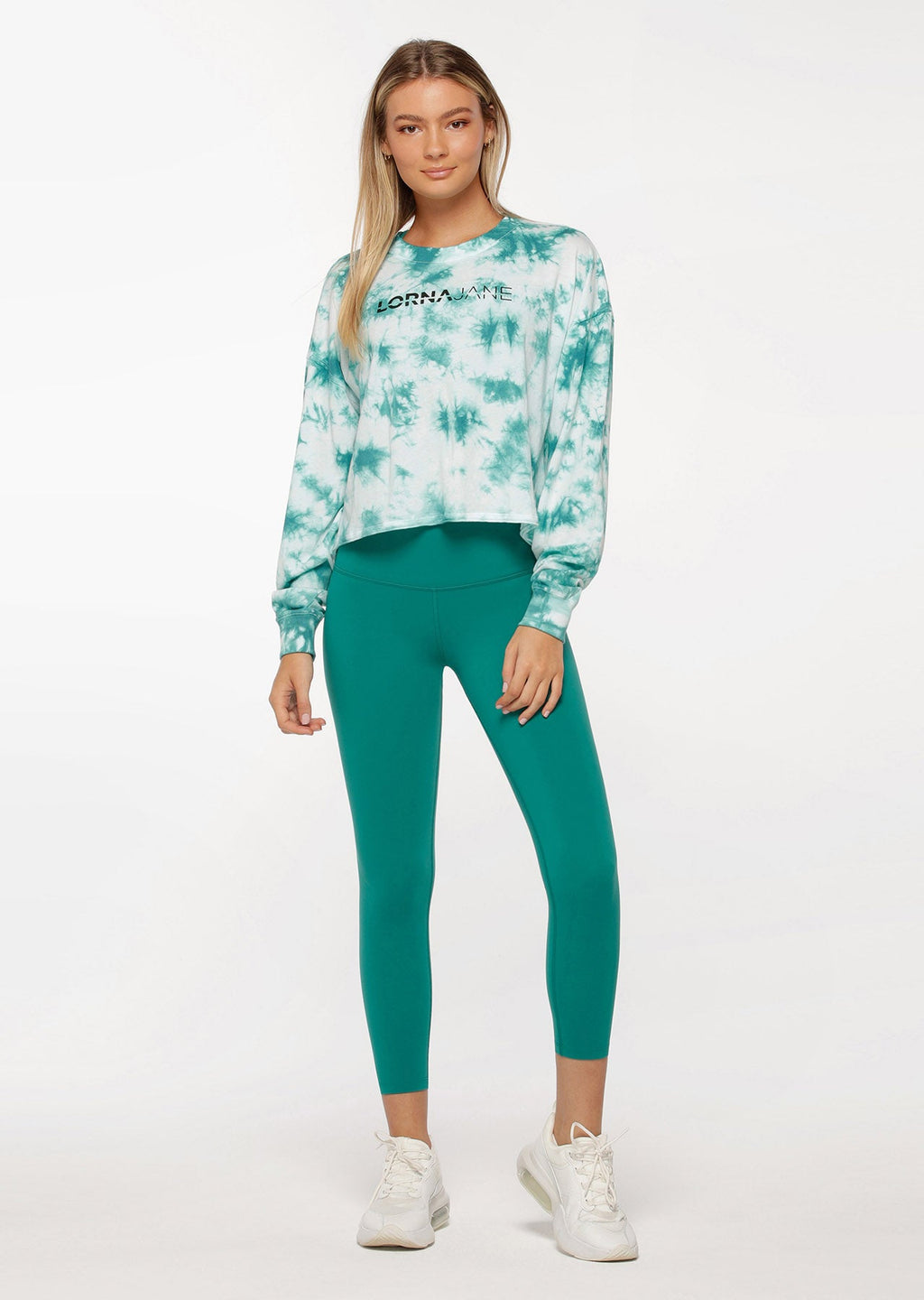 Grunge Tie Dye Long Sleeve Top