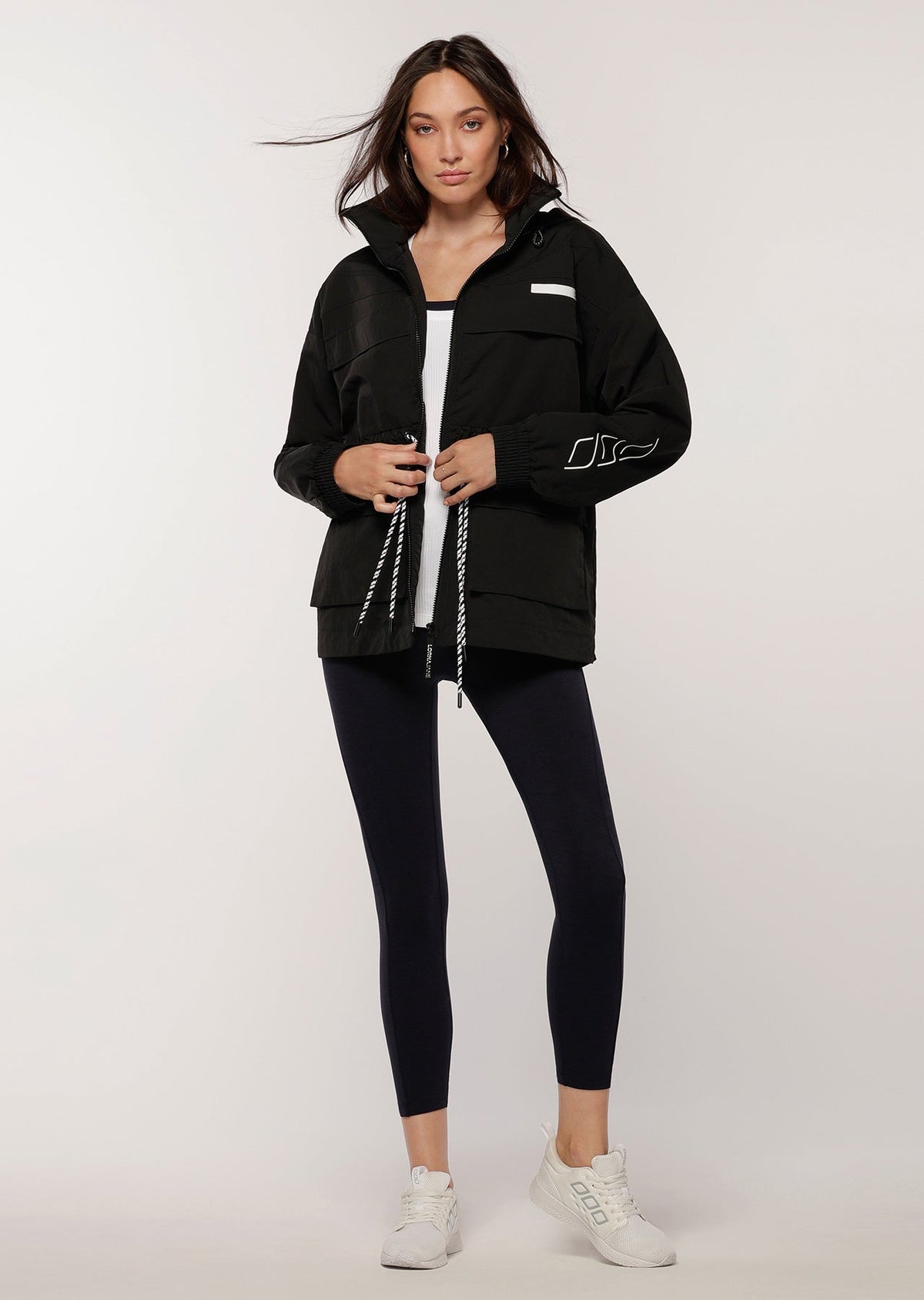 Hadid Drawstring Active Jacket