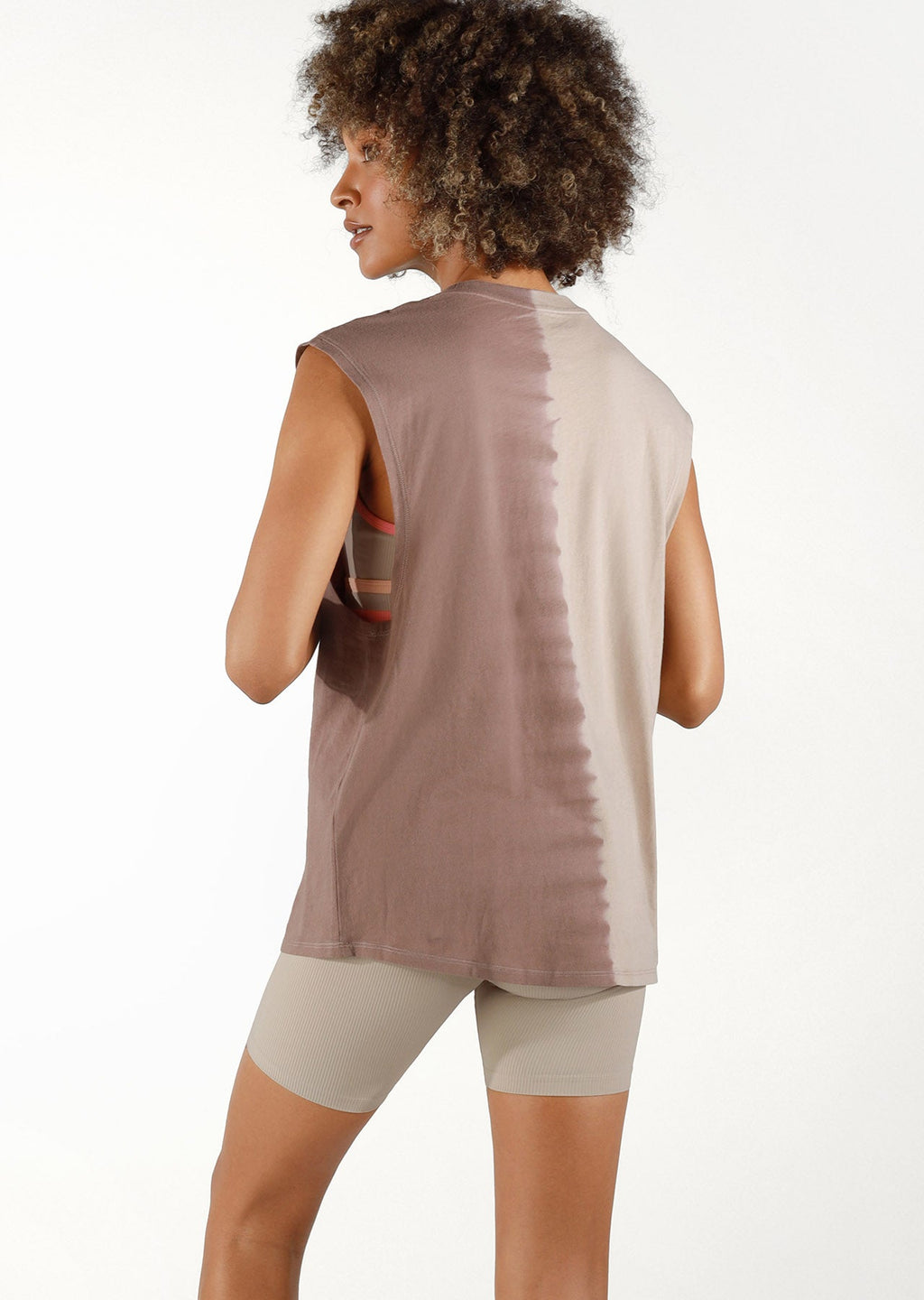 Half Dip Boyfriend Muscle Tank