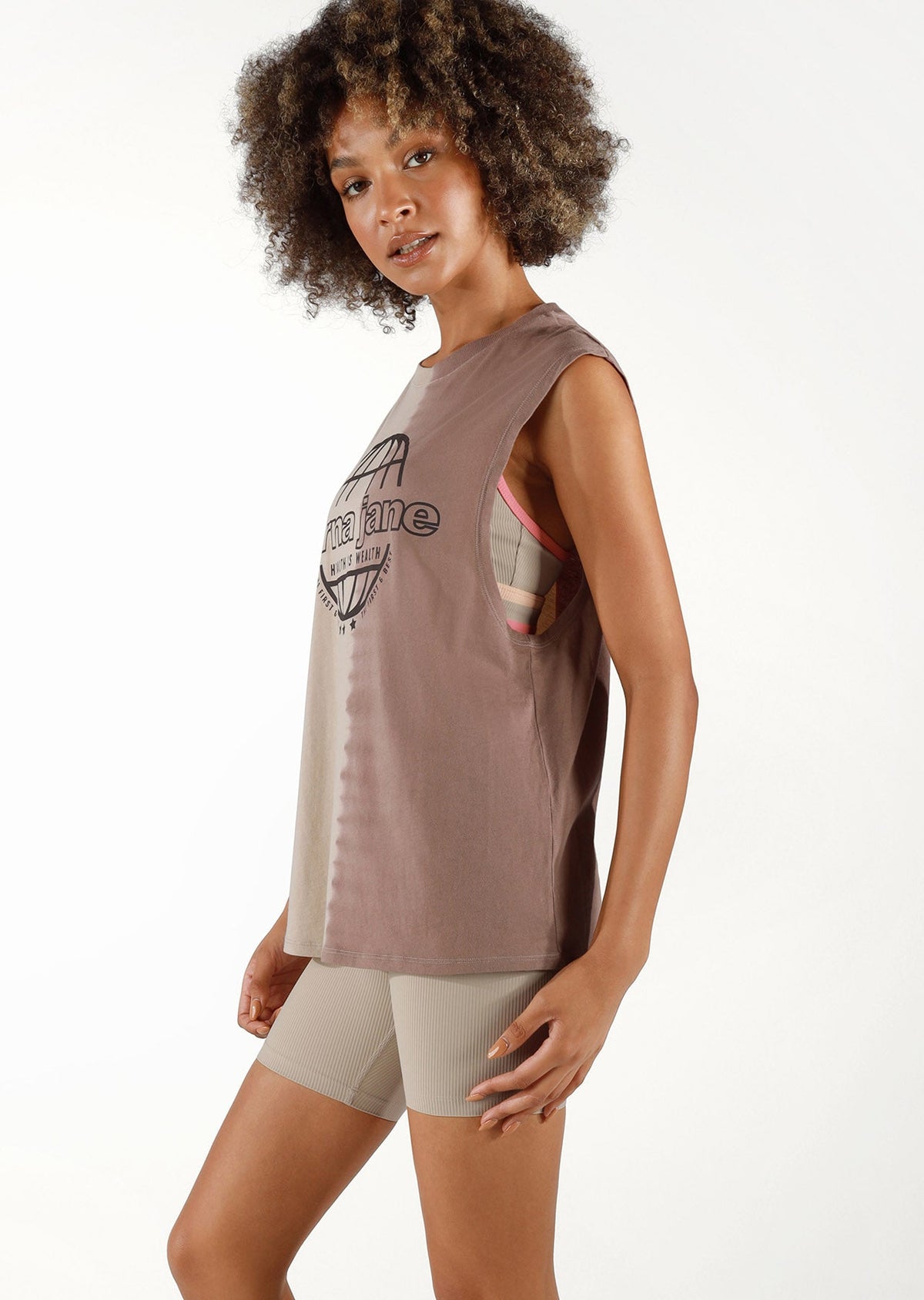 Half Dip Boyfriend Muscle Tank