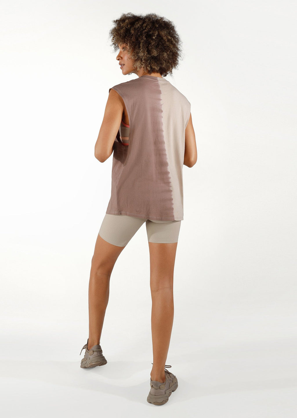 Half Dip Boyfriend Muscle Tank