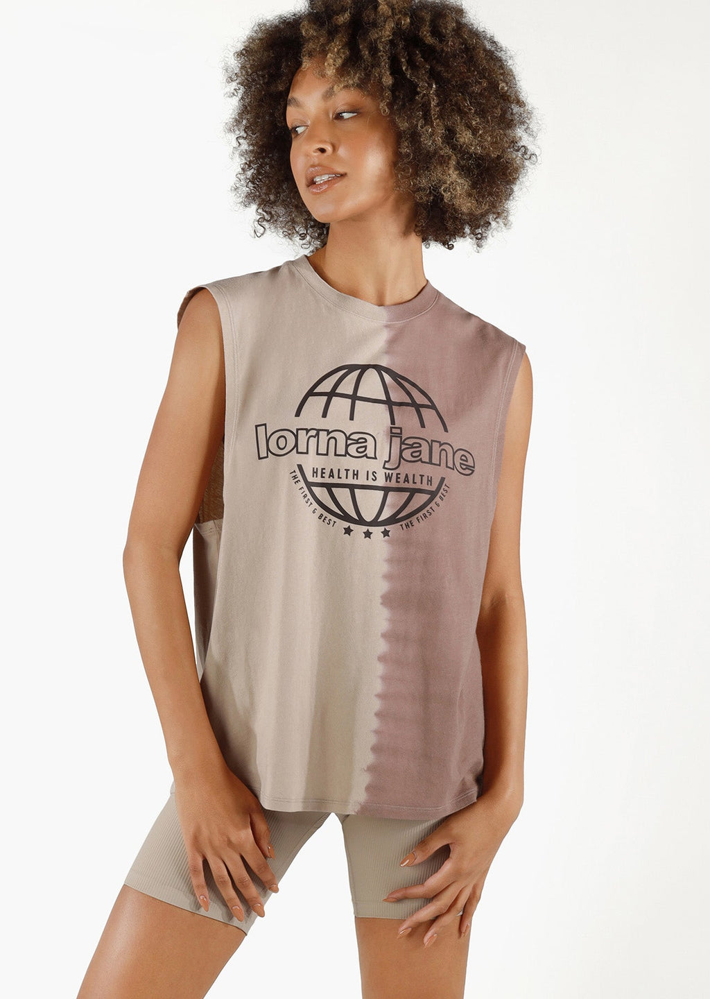 Half Dip Boyfriend Muscle Tank