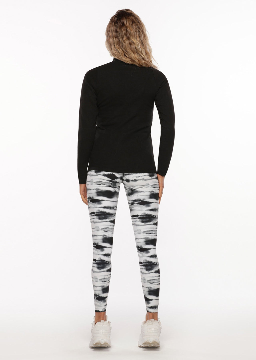 Half Zip Iconic Long Sleeve Top