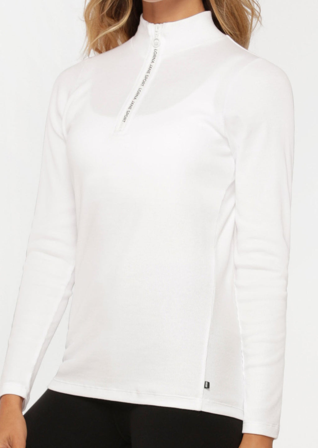 Half Zip Iconic Long Sleeve Top