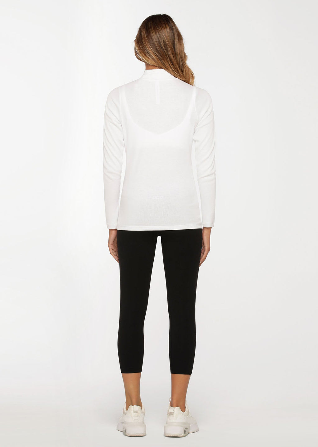 Half Zip Iconic Long Sleeve Top