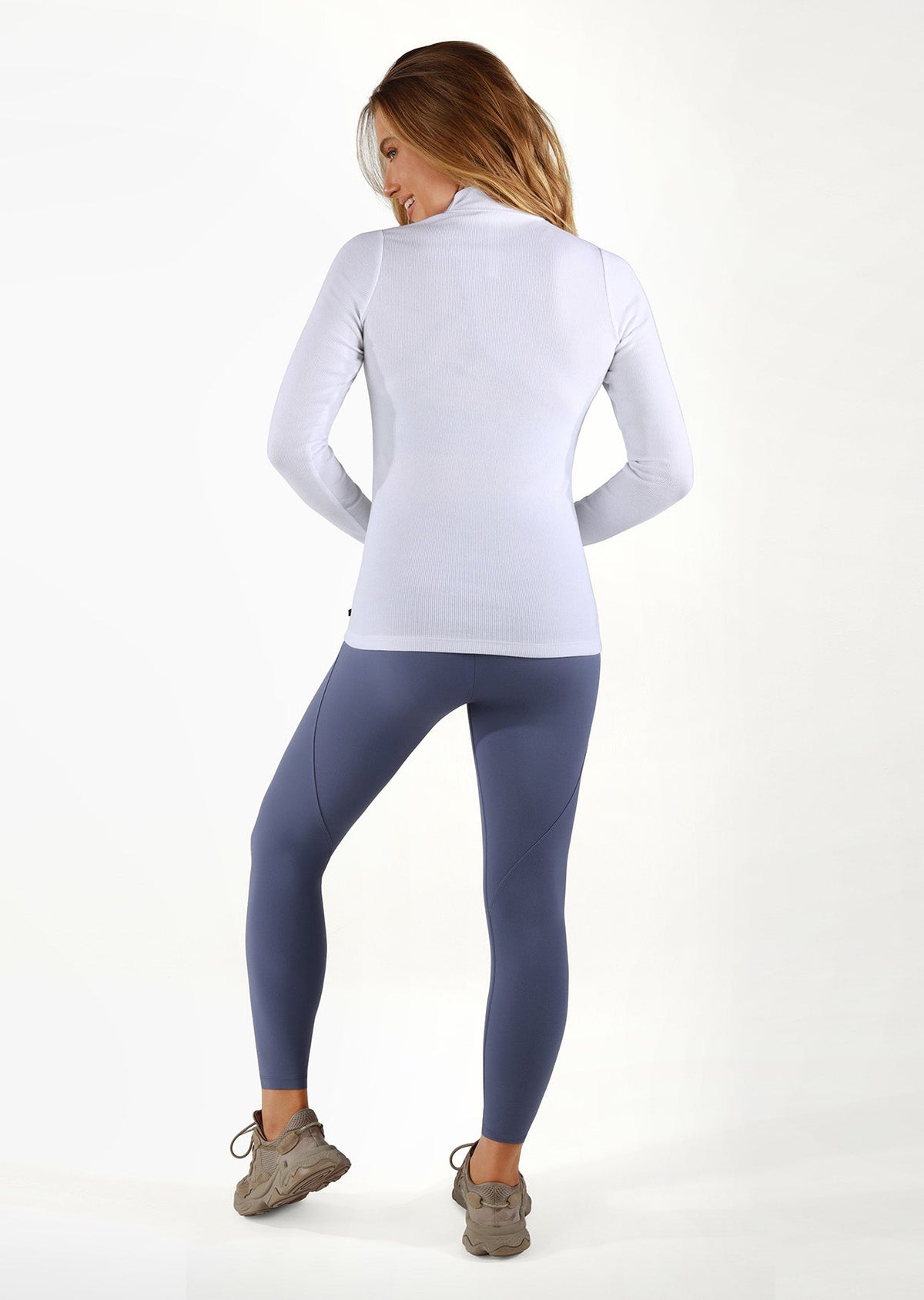 Half Zip Iconic Long Sleeve Top