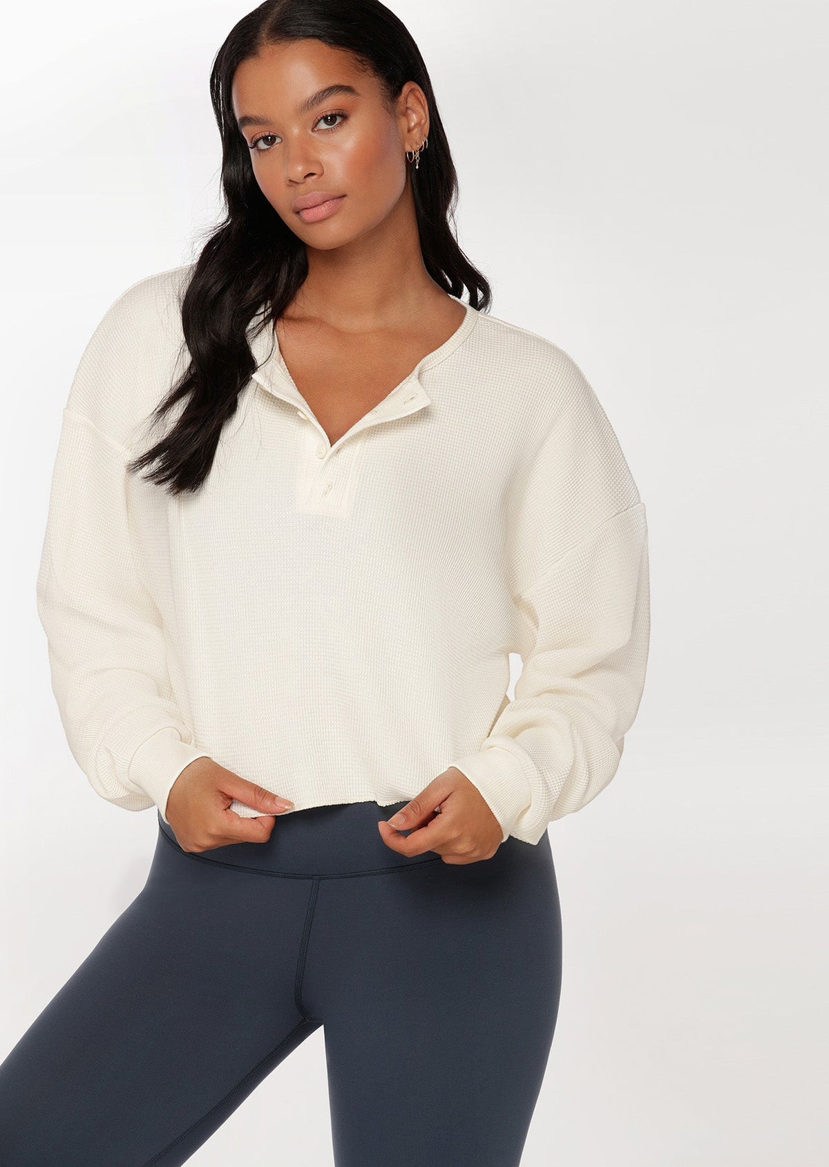 Henley Long Sleeve Top