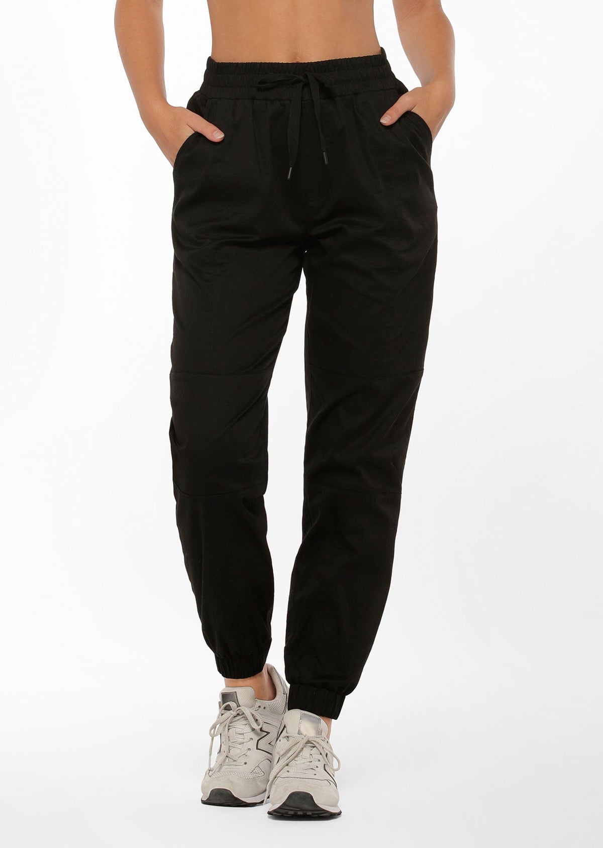 High Waisted Flashy Full Length Pants
