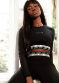 Iconic Active Long Sleeve Cropped Top