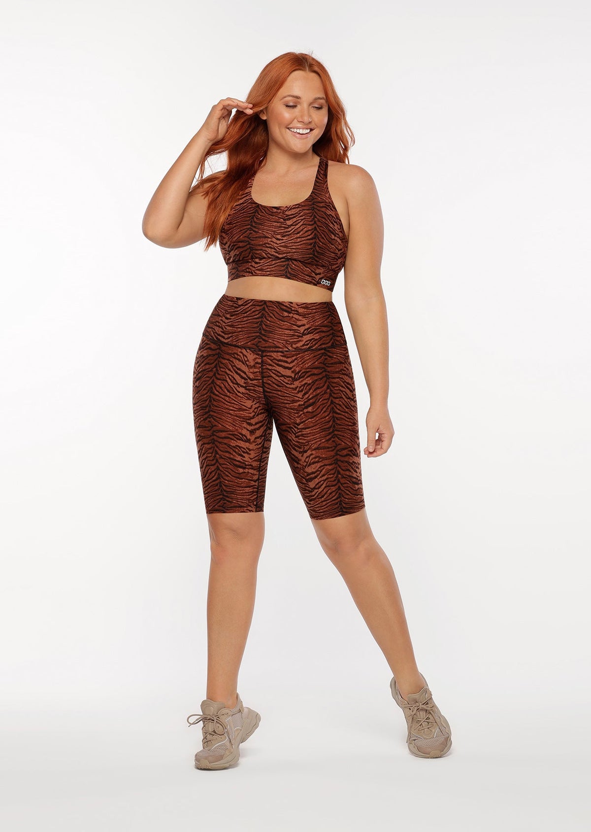 Jungle Cat Midi Bike Shorts