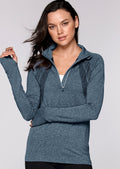 Katie Seamless 1/2 Zip Thru