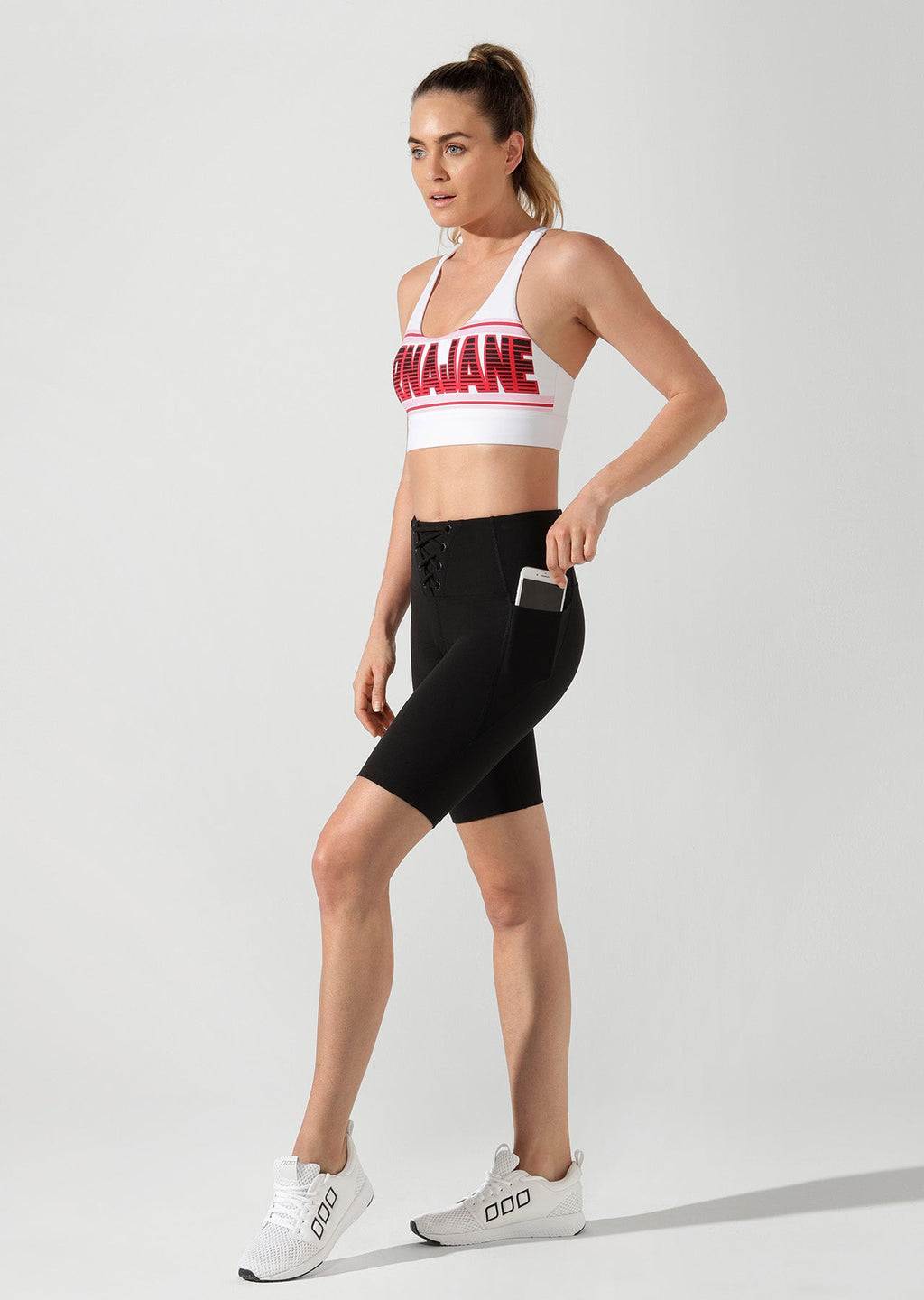 Lace Up Bike Shorts