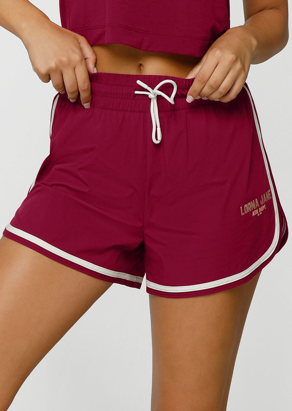 LJ Athletic High Rise Run Shorts