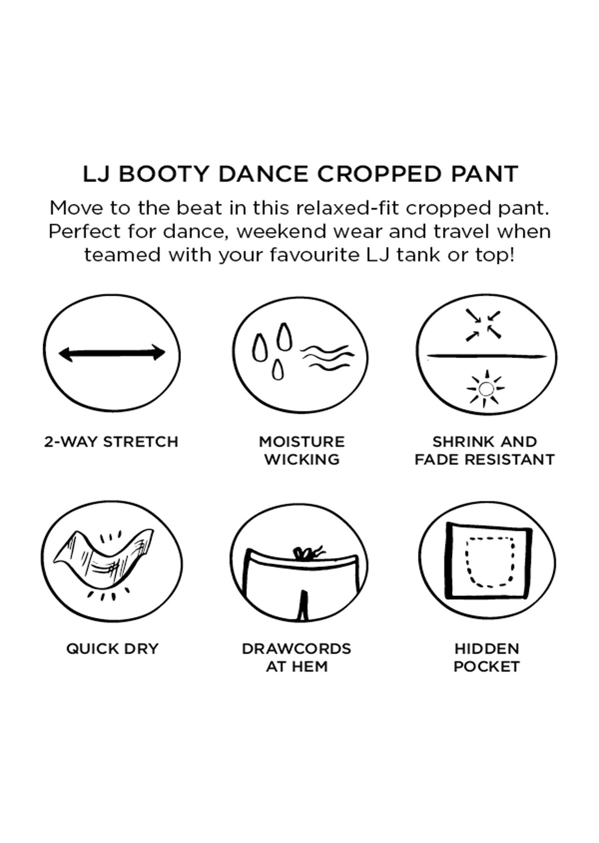 LJ Booty Dance Cropped Pants