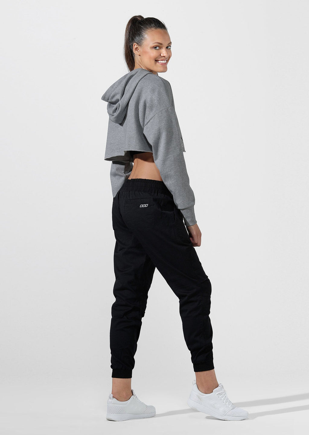 LJ Cut Off Cropped Hoodie