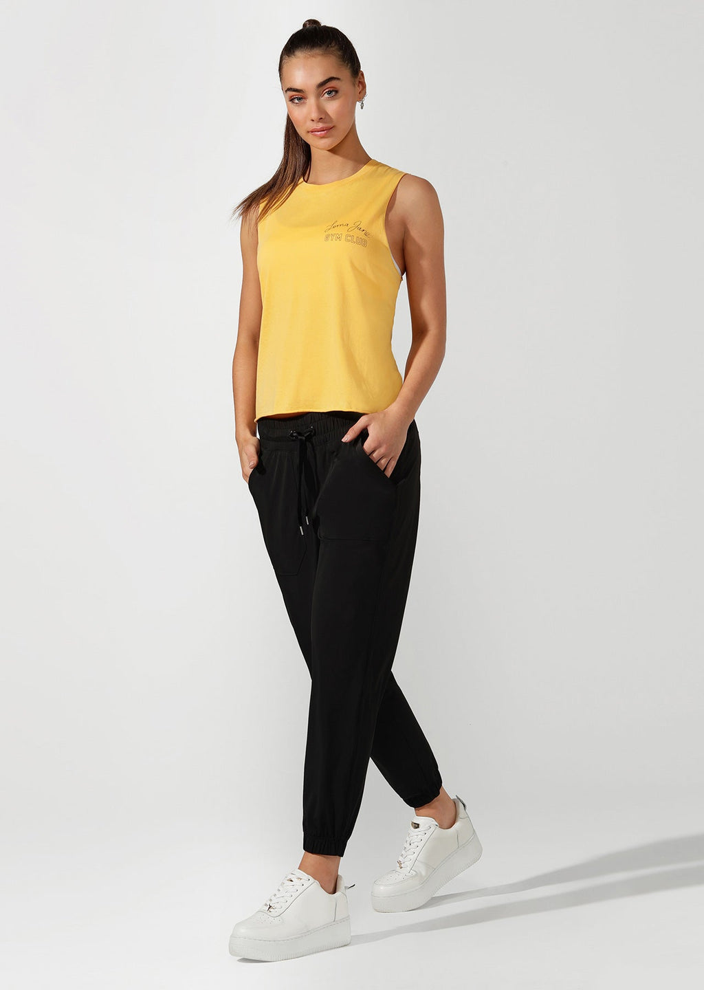 LJ Gym Club Cropped Tank