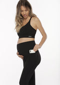 LJ Maternity Phone Pocket Ankle Biter Leggings
