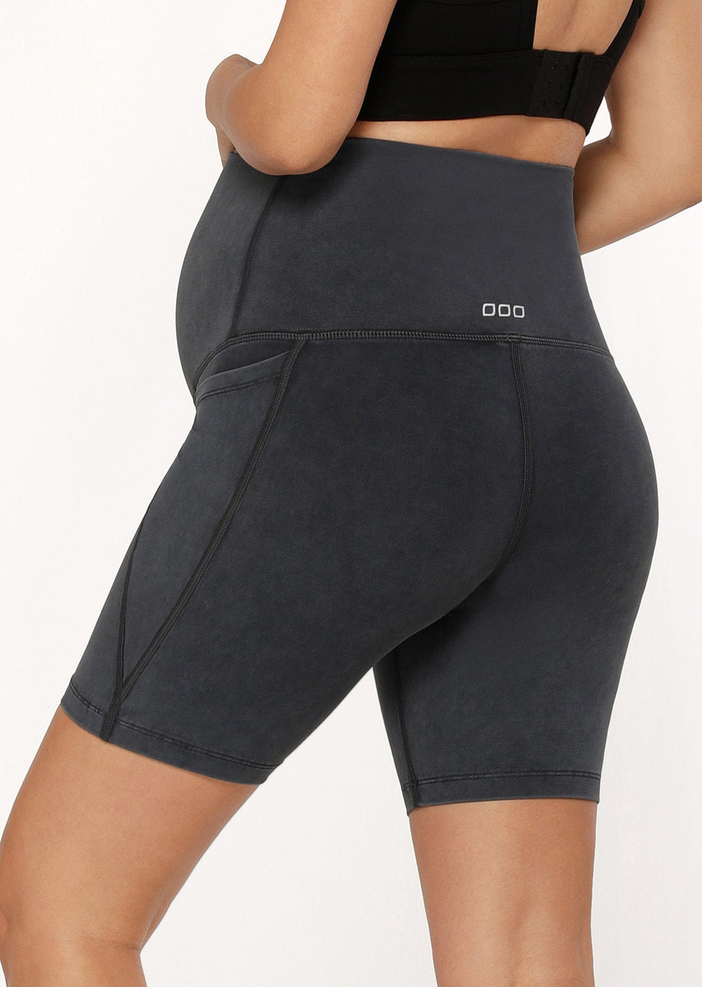 LJ Maternity Phone Pocket Bike Shorts