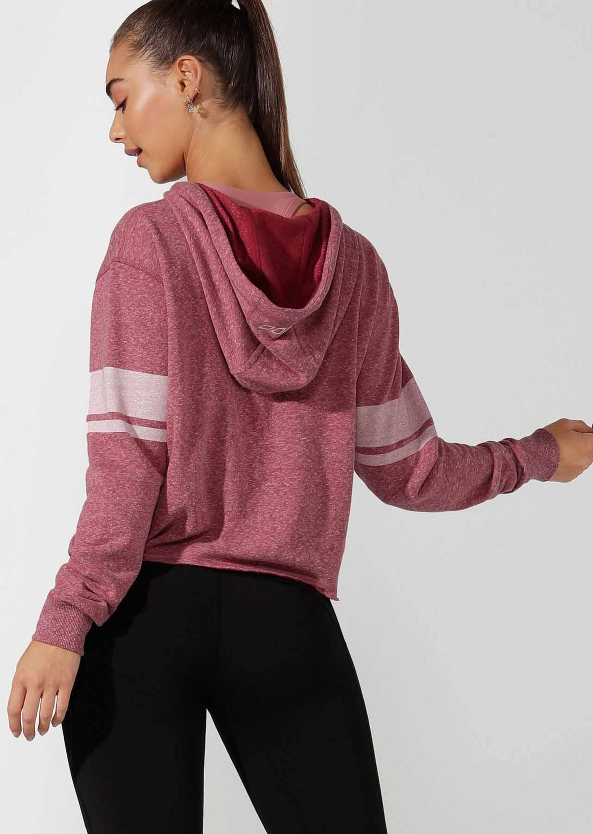LJ Vintage Cropped Hoodie