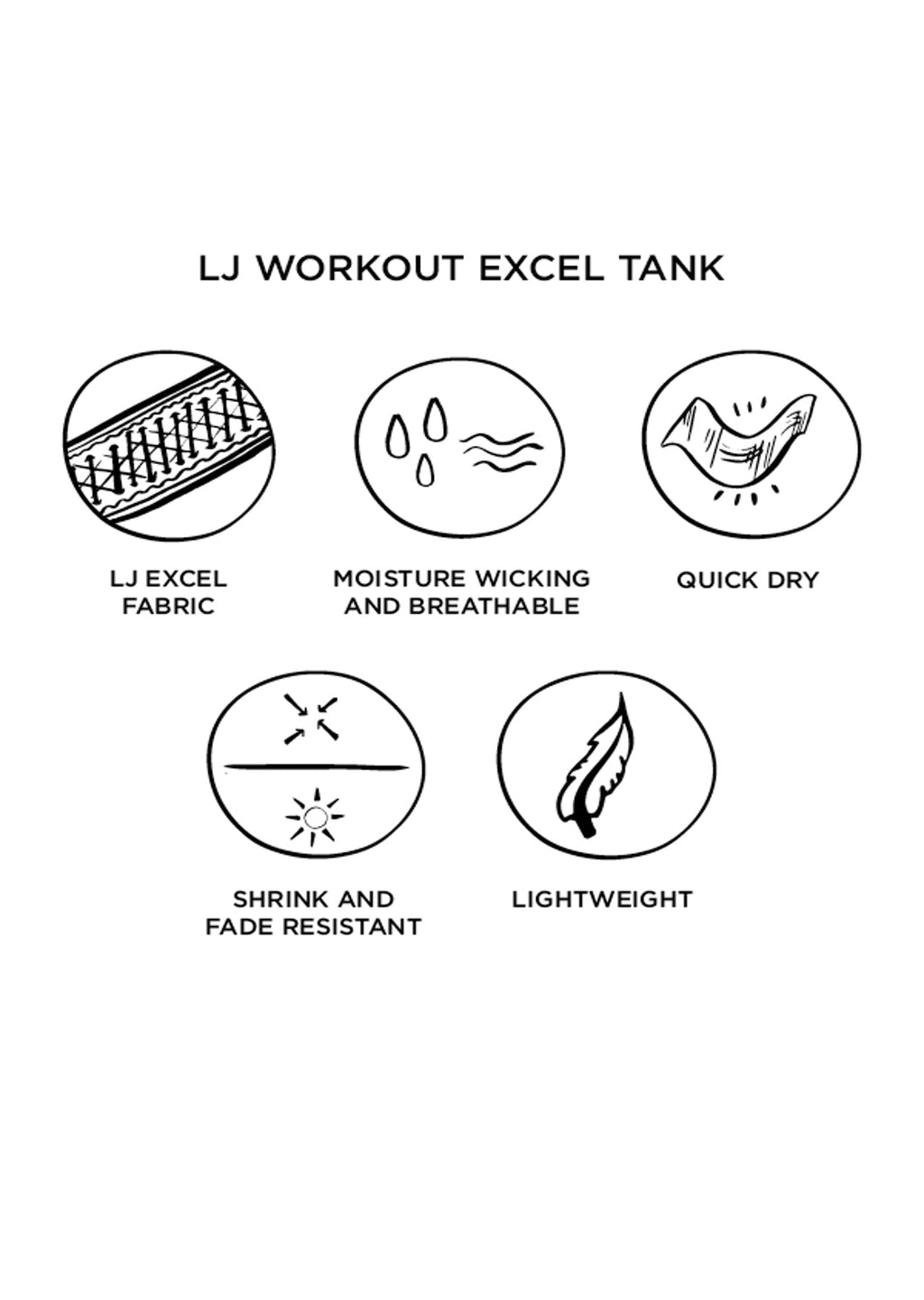 LJ Workout Excel Tank