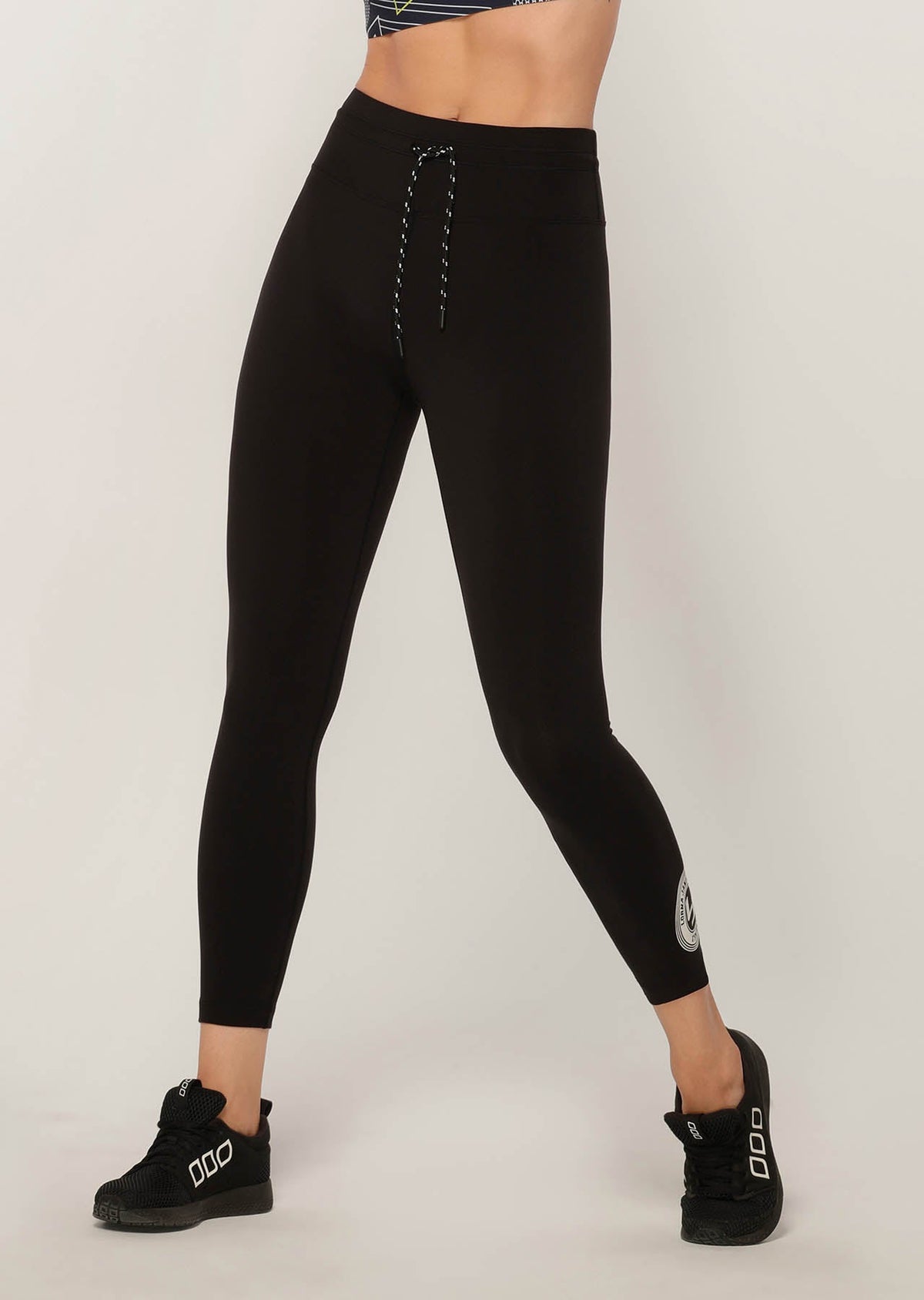 Logo Print Ankle Biter Tight