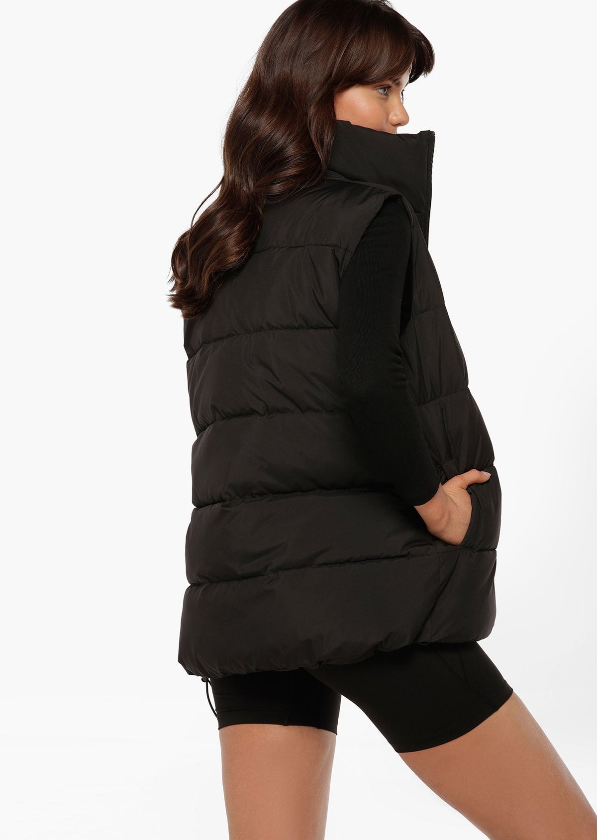 Longline Puffer Vest