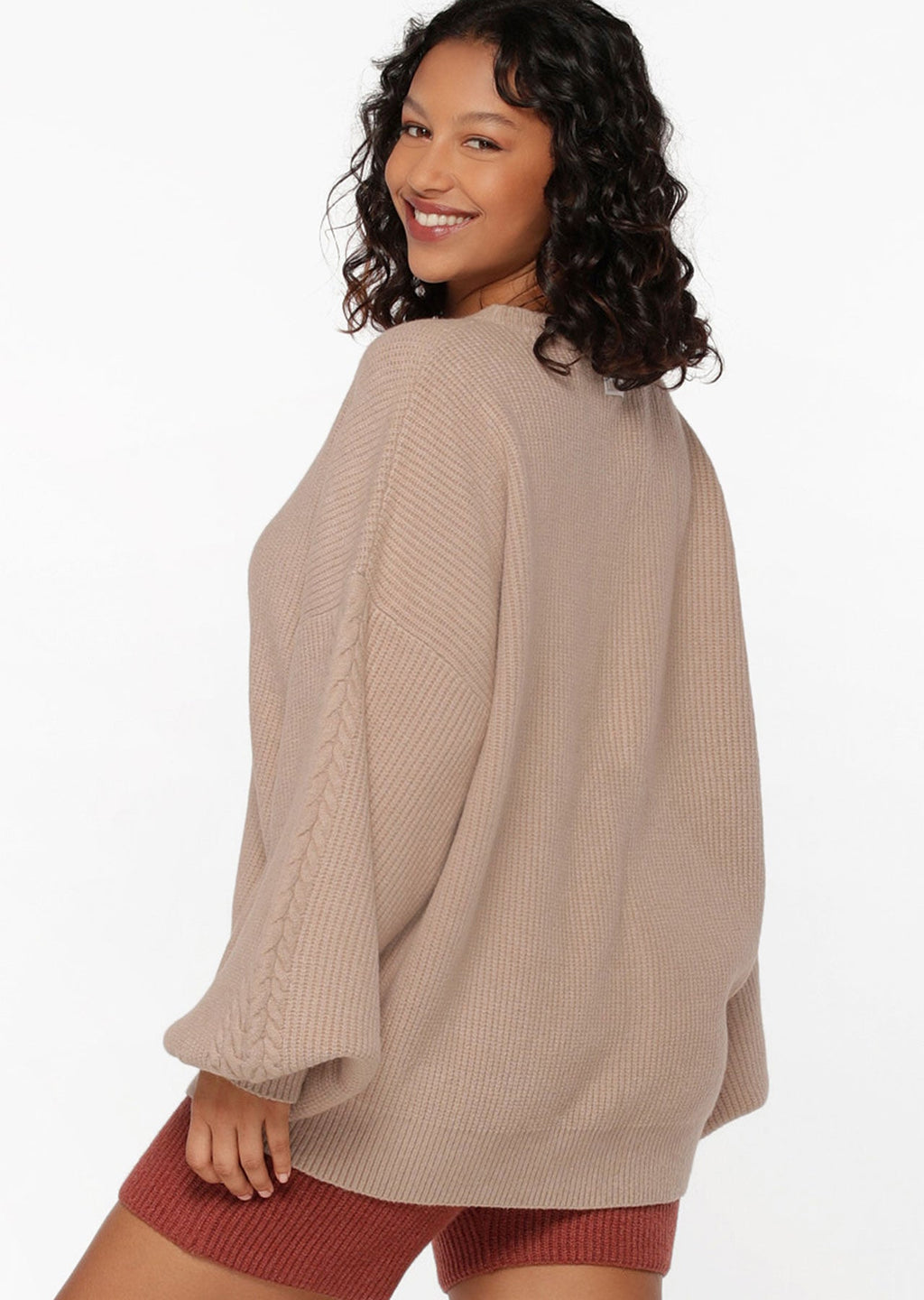 Merino Blend Knit Oversized Jumper