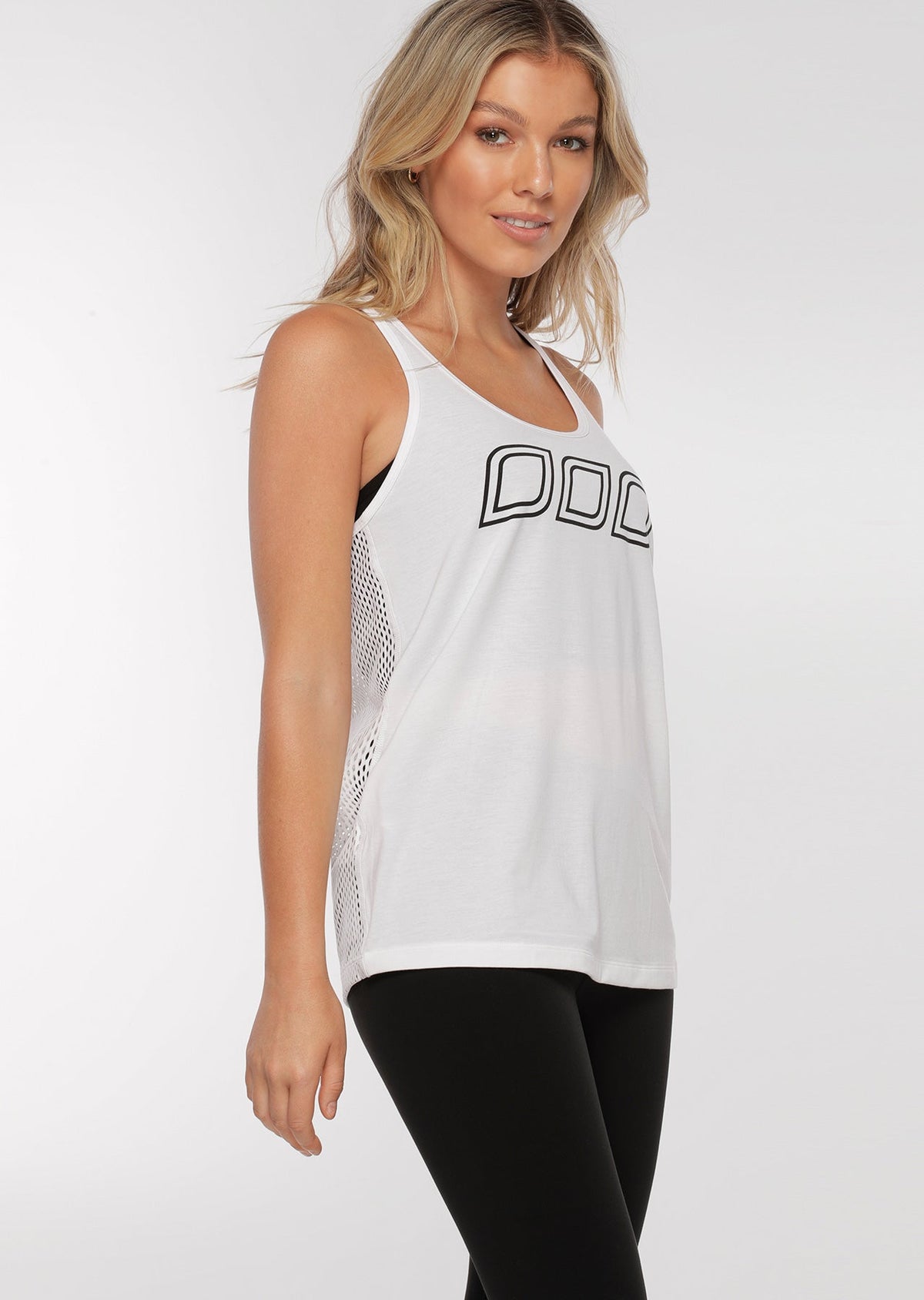 Mesh Slouchy Gym Tank
