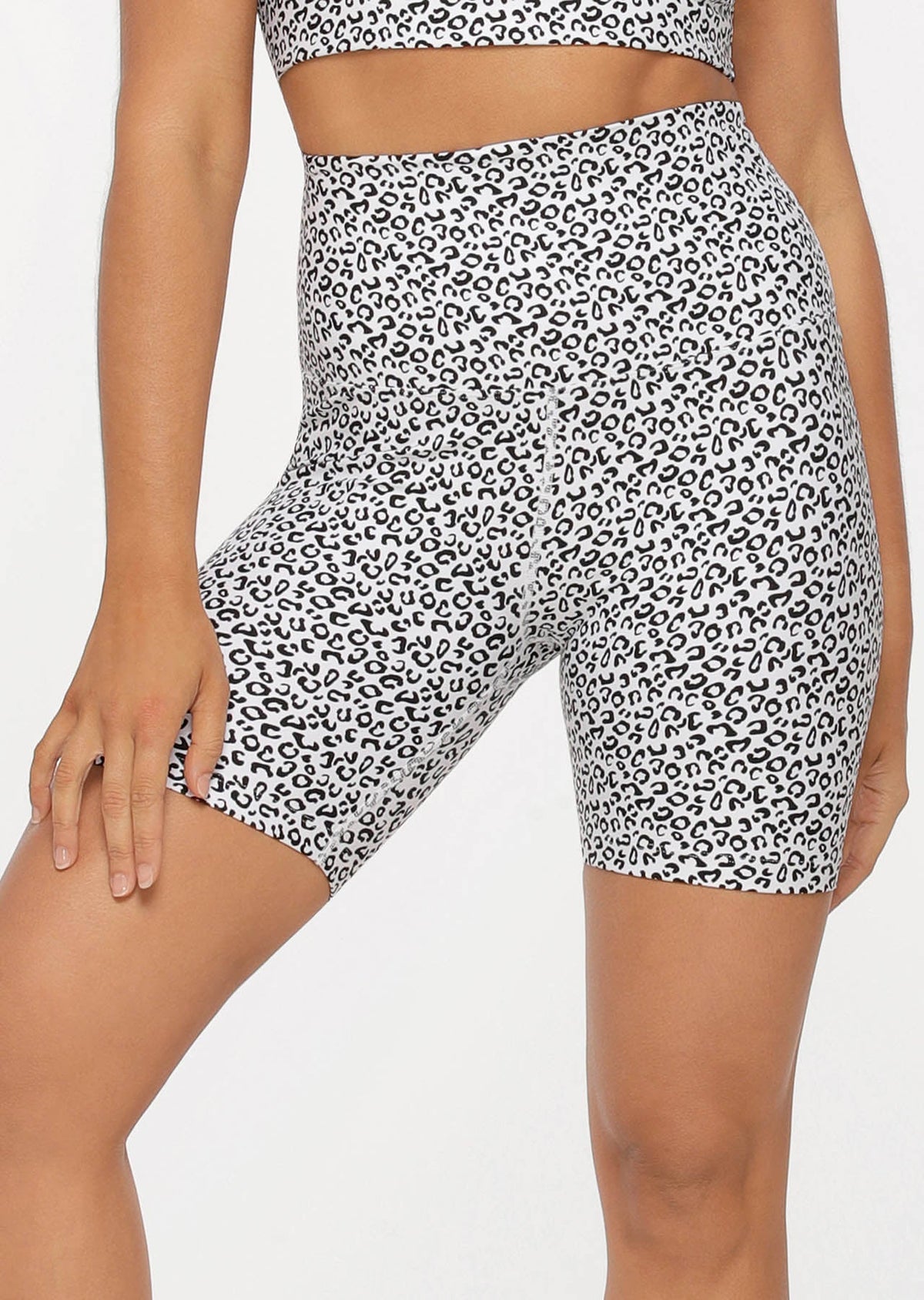 Micro Leopard Bike Shorts