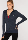 Midnight Brushed  Zip Thru