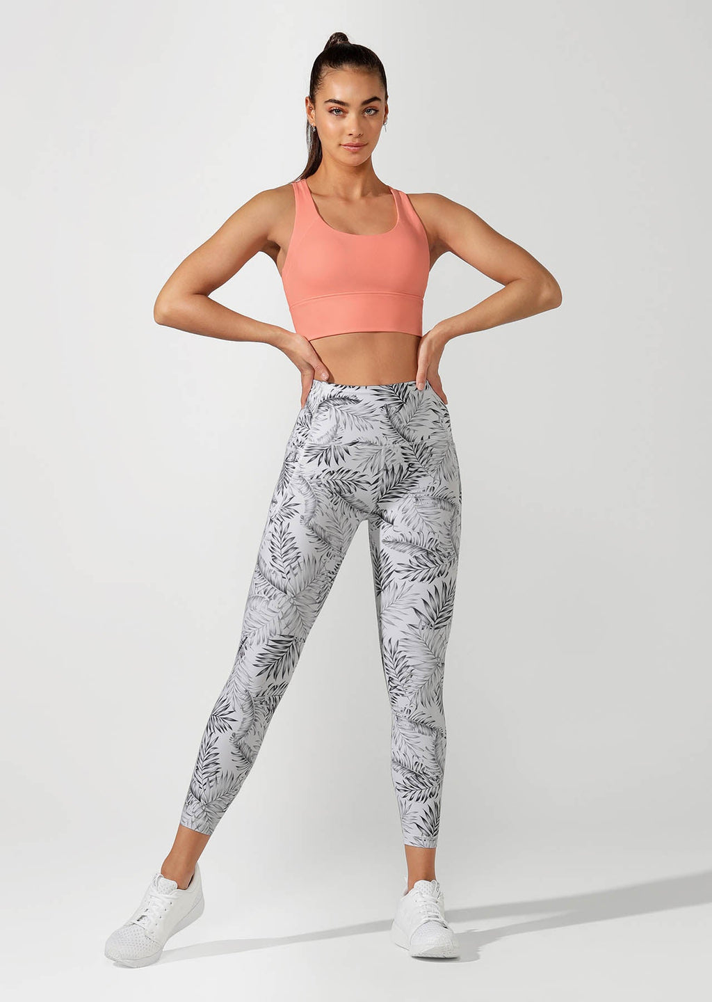 Minimal Long Line Racer Sports Bra