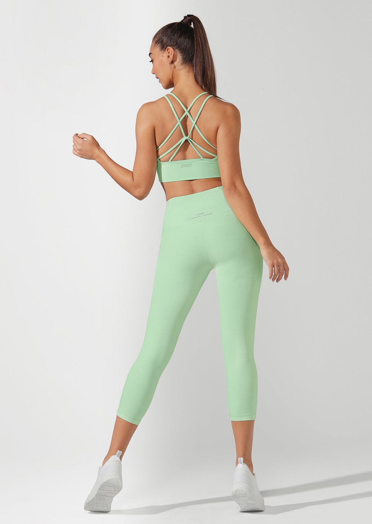 Minimal Long Line Strappy Sports Bra