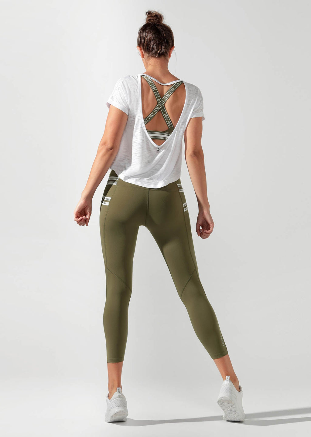 Mist Cropped Short Sleeve Top