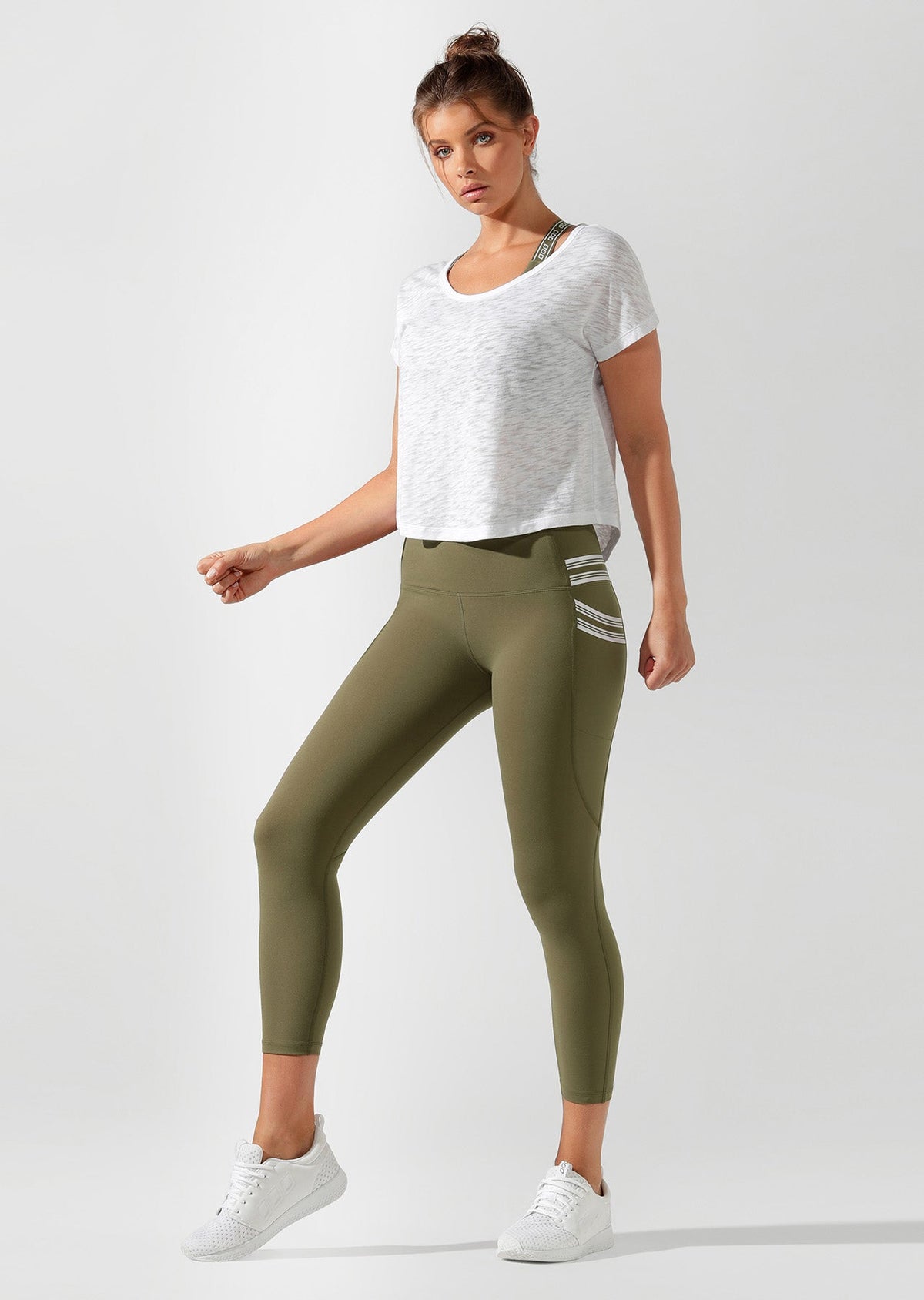 Mist Cropped Short Sleeve Top