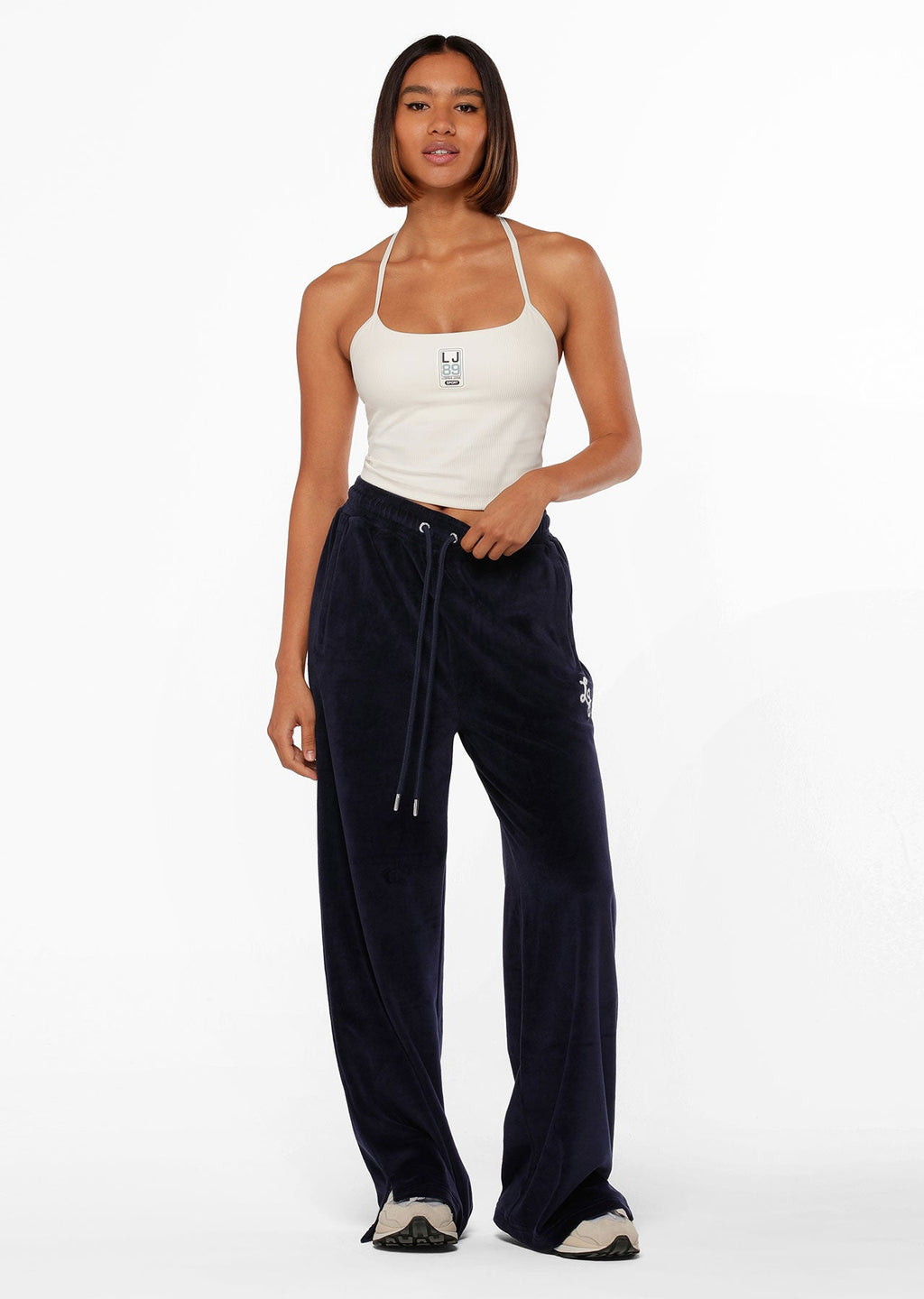 Naughties Nostalgic Velour Bootleg Track Pants