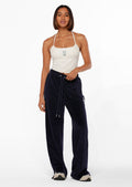 Naughties Nostalgic Velour Bootleg Track Pants