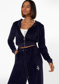 Naughties Nostalgic Velour Zip Thru