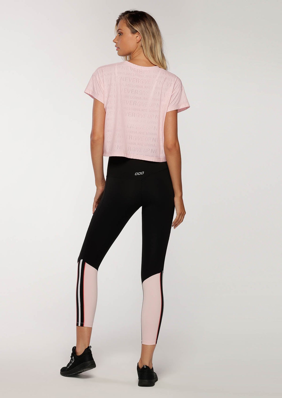 Never Give Up Mesh Tee
