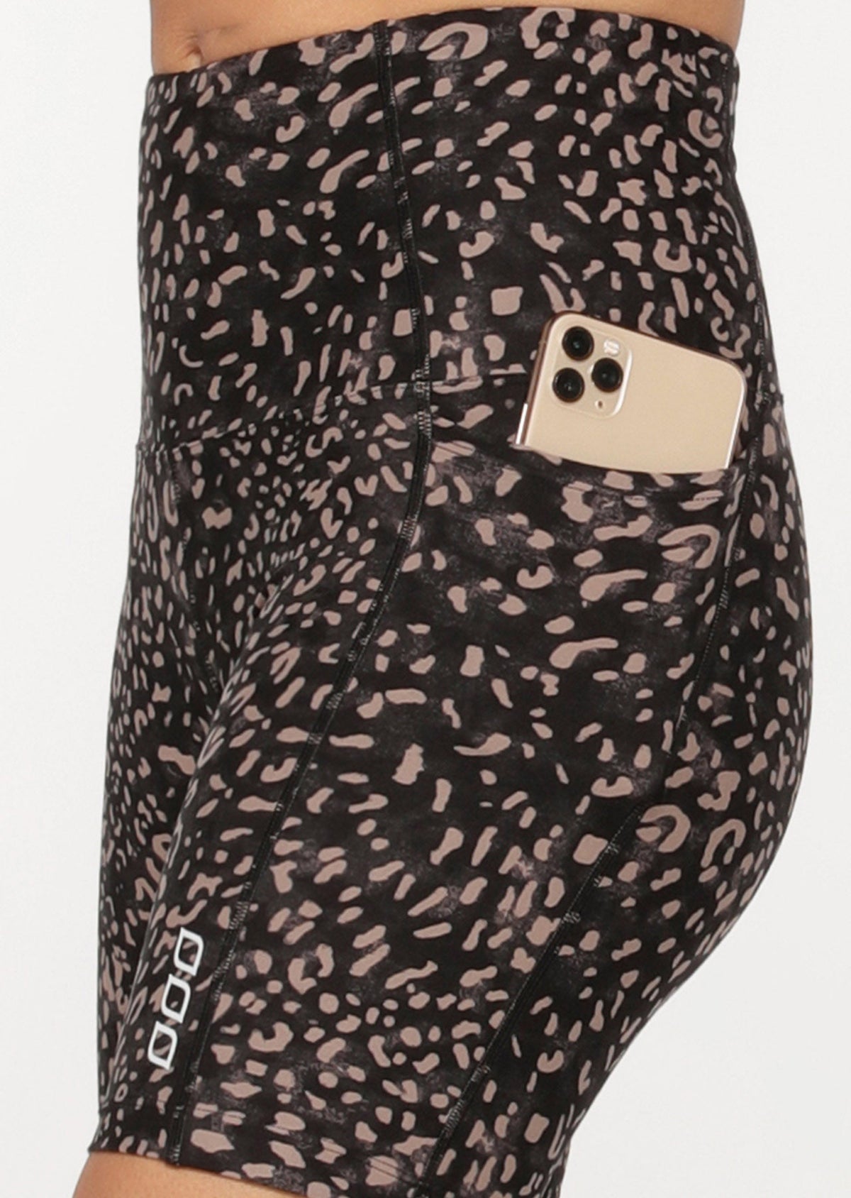 Night Cat Phone Pocket Bike Shorts