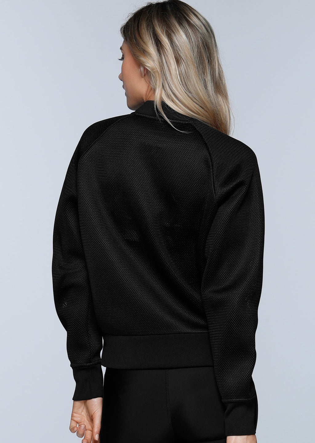Off Duty Mesh Bomber Jacket