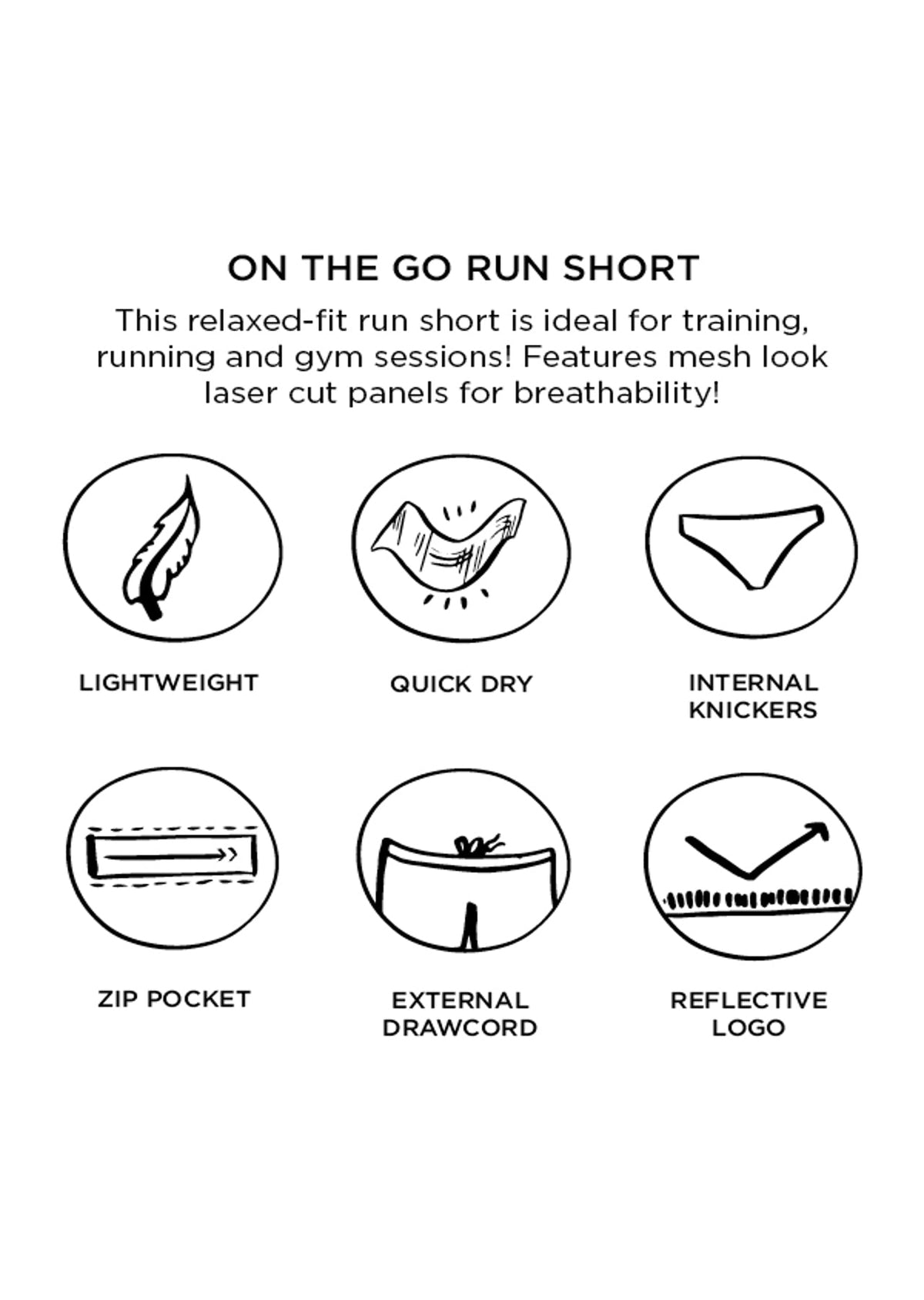 On The Go Run Shorts