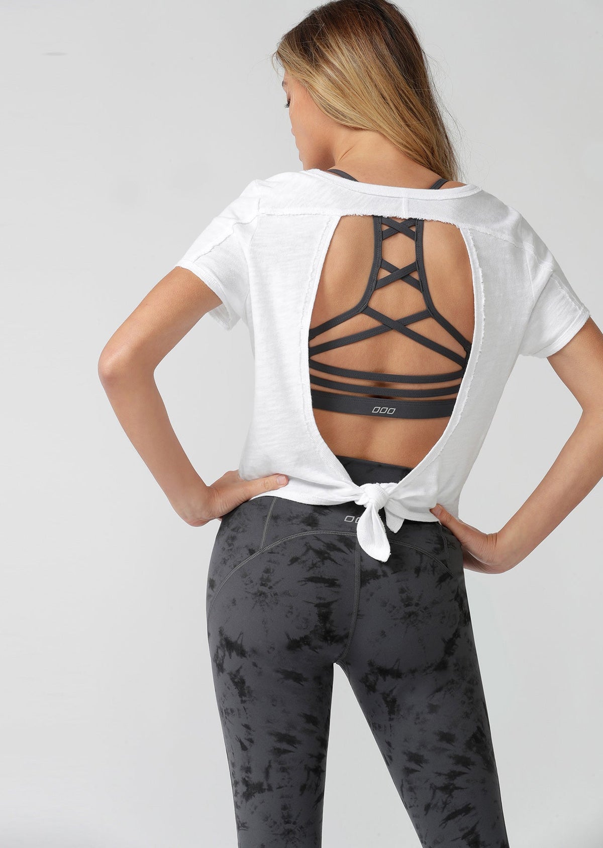 Open Back Cropped Tee