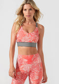 Oriental Blossom Sports Bra