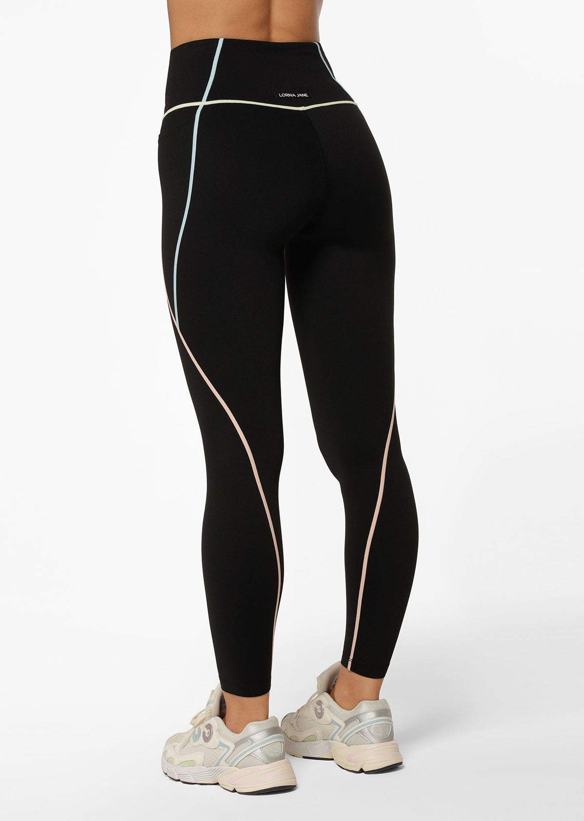 Pastel Glow Recycled No Chafe Ankle Biter Leggings
