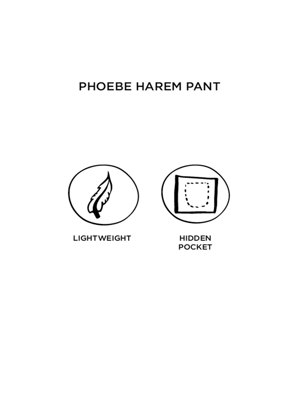 Phoebe Harem Pants