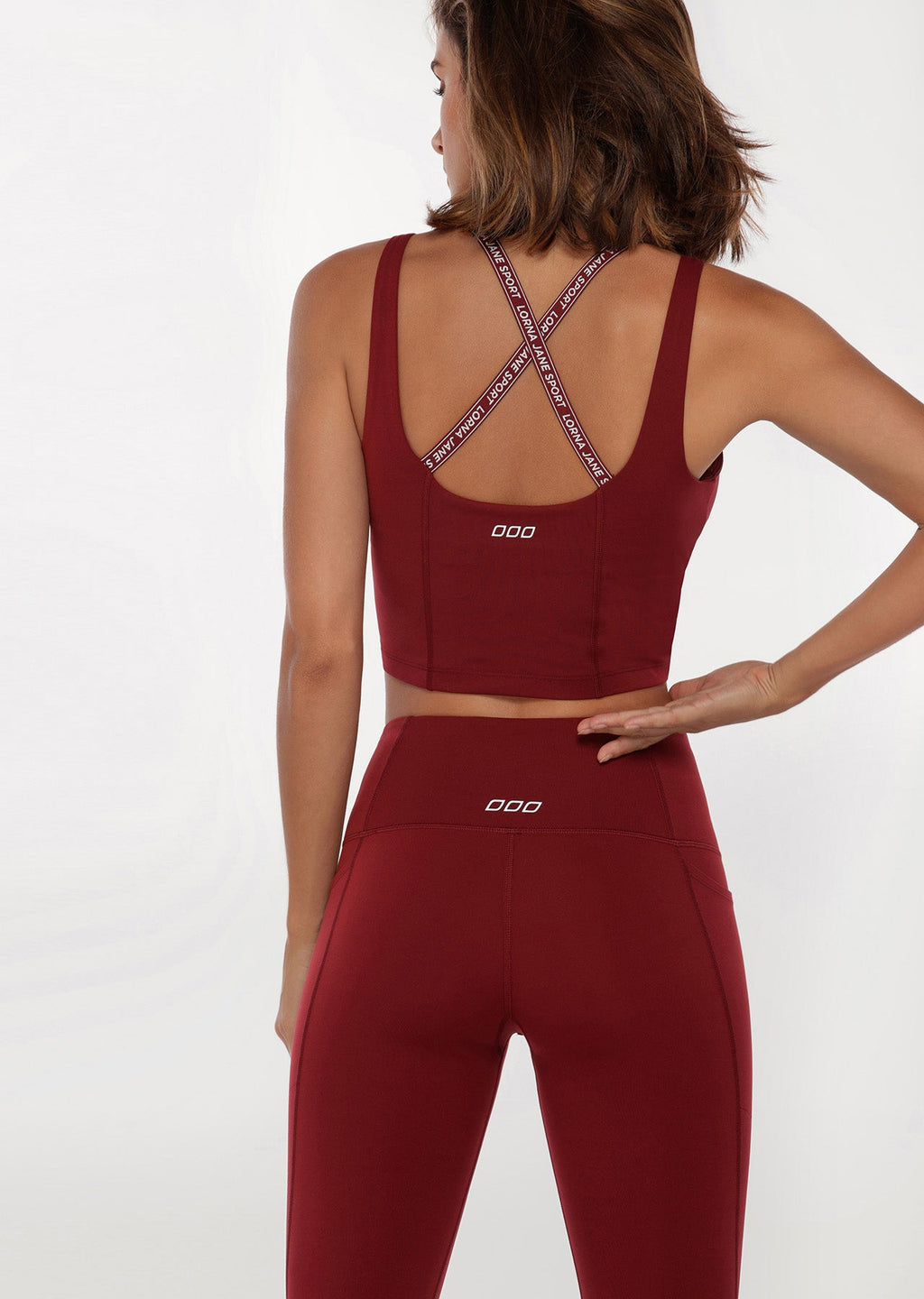 Power Cropped Tank Bra Combo