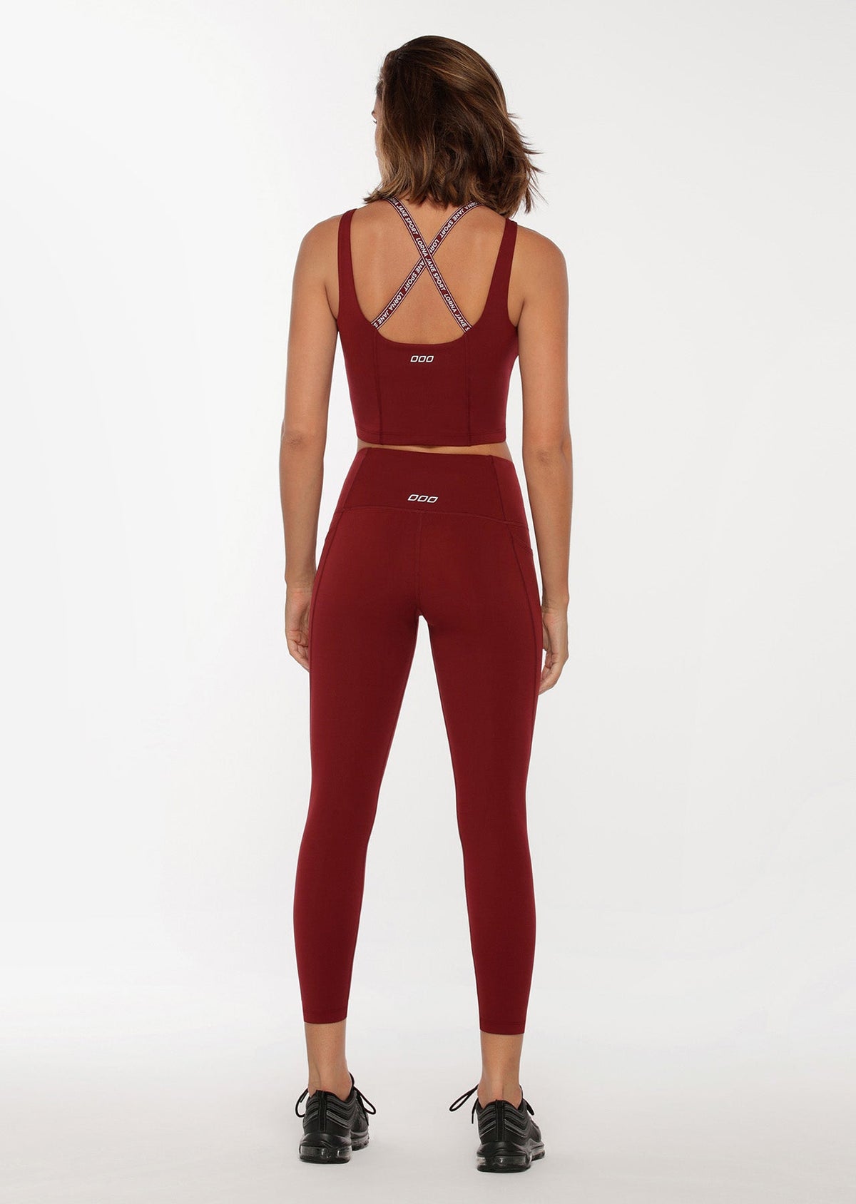 Power Cropped Tank Bra Combo