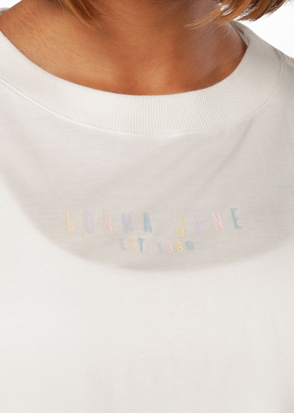 Rainbow Transdry Active Cropped Tee